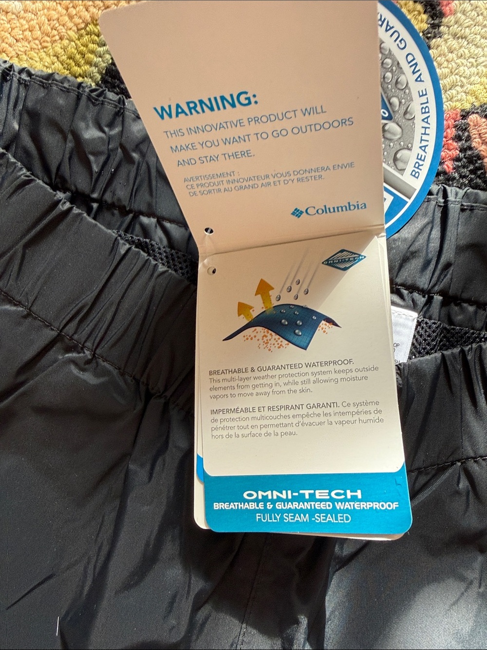 Columbia Blue and White Apparel Tags - Picture 6 of 8